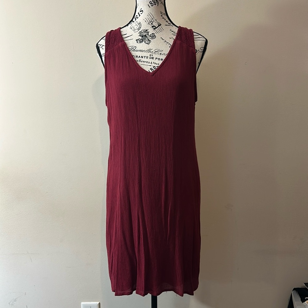 Burgandy dress